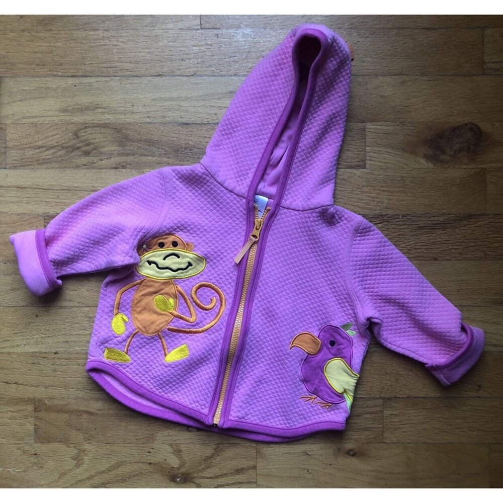 Hanna Andersson 70 6-12M Pink Quilted Jacket